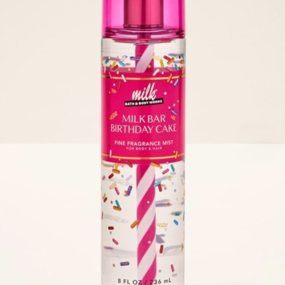 Bath & Body Works Milk Bar Birthday Cake Fine Fragrance Mist - Pink